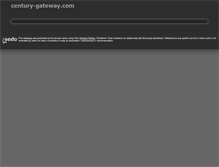 Tablet Screenshot of century-gateway.com